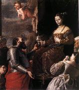 PRETI, Mattia Sophonisba Receiving the Goblet af oil painting on canvas